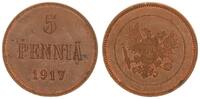 Finland 5 Pennniä Finnland / Russland 5 Penniä Kupfer 1917 -