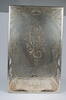 Deutschland/Russland, Wladiwostok schöne alte Jugendstil Silberplakette Jugendstil Silberplakette August 1907 Wladiwostok -