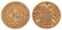 Deutschland / WEIMAR 10 Pfennig WEIMAR 10 Pfennig J.317 sehr seltenes Jahr/Mzz. 1931 G Nur 38 Tausend !! -