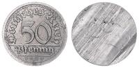 Deutschland / Weimar 50 Pfennig Fehlprägung Weimar 50Pfennig 1920 J.301 FEHLPRÄGUNG Wertseite einseitig geprägt -