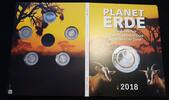 Deutschland 5x5€ Planet Erde Subtropische Zone -