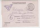 3. Reich / Polen Kriegsgefangenenpost nach Litzmannstadt/ Lodz Kriegsgefangenenpost nach Litzmannstadt/ Lodz, 03.1.45 -