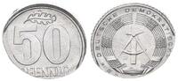 DDR - Deutsche Demokratische Republik 50 Pfennig Fehlprägung DDR 50 Pfennig Fehlprägung ,auf ovalem Schrötling, Riffelrand 60 % -