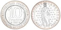 Frankreich 10 Francs Silber 1987 Frankreich Silbermünze (900) zu 10 Francs Millenaire Capetien. 1987, 12g -