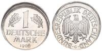 Deutschland 1 DM Fehlprägung 10% dezentriert 1 DM J.385 1966 G, Fehlprägung 10% dezentriert -