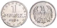 Deutschland/ Weimar 1 Mark Weimar 1 Mark 1924 E Fehlprägung zu dünner Schrötling -