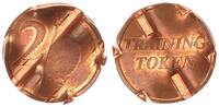 Frankreich/Österreich Vorläufer,Testprobe <i>2 Cent</i> Training Token Frankreich 2 Cent Training Token (2001) Testmünze im Vorfeld der Europroduktion -