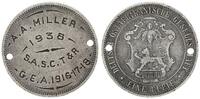 Kolonien: Deutsch-Ostafrika Soldatenerkennungsmarke Deutsch-Ostafrika Soldatenerkennungsmarke aus 1 Rupie J.713 1901 -