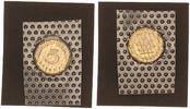 Deutschland BRD 5 Pfennig 5 Pfennig 1986 D - in Folie - von der Münze Berlin offiziell entwertet -