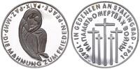 Deutschland/ Rußland Silbermedaille Gedenken an Stalingrad -