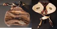 3. Reich Luftwaffe Fliegernetzhaube mit hersteller und Verlängerungskabel -