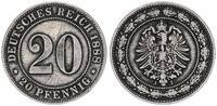 Deutsches Kaiserreich 20 Pfennig 20 Pfennig 1888 J -