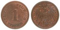 Deutschland / Kaiserreich 1 Pfennig Kaiserreich 1 Pf. J.10 1902 E, prägefrisch -