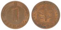 Deutschland - BRD 1 Pfennig 1 Pfennig Bank deutscher Länder - BRD 1 Pfennig 1949 F -