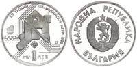 Bulgarien 1 Leva Bulgaria 1 Aeba 1987 Olympiade 1988 Calgary Hockey Spieler -