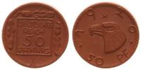 Kaiserreich / Probe 50 Pfennig Probe Probe für ein 50 Pfennig Kaiserreich Einführung der Porzellanwährung -