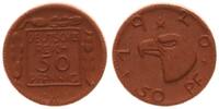Kaiserreich / Probe 50 Pfennig Probe Probe für ein 50 Pfennig Kaiserreich Einführung der Porzellanwährung -