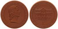 Deutschland Porzellanmedaille Weimar Schiller Meissen Porzellan Medaille Weimar Schillers Wohnhaus -