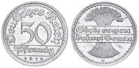 Deutschland / Weimar / Inflationszeit 50 Pfennig Kaiserreich 50 Pfennig J.301 1919 D Seltenes Jahr/ Mzz., -