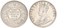 Indien/ Georg V. 1 Rupie Silber Indien/ Georg V., 1 Rupie Silber 1920 -