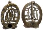 3. Reich Orden Reichssportabzeichen Miniatur mit HK in Bronze, Hersteller Hensler -