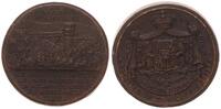Weimarer Republik Porzellanmedaille Heidelberg Schloss -