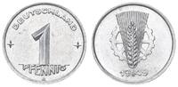 Deutschland / DDR 1 Pfennig Alu DDR 1 Pfennig 1949 A -