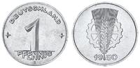 Deutschland / DDR 1 Pfennig Alu DDR 1 Pfennig 1950 E -