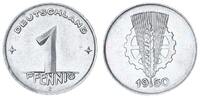 Deutschland / DDR 1 Pfennig Alu DDR 1 Pfennig 1950 E -