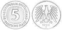 Deutschland / Bundesrepublik 5 Mark 5 DM Kursmünze 1992D TOP-Erhaltung ! Polierte Platte (PP, Proof) -