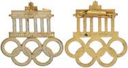 3. Reich o Abzeichen XI Olympiade Berlin 1936 mit Hersteller -