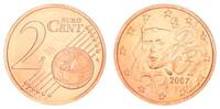 Frankreich 2 Cent Frankreich 2 Cent Kursmünze 2007 prägefrisch -