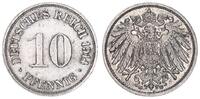 Deutschland / Kaiserreich 10 Pfennig-Variante Kaiserreich 10 Pfennig 1914 G Variante mit schiefer 4 in der Jahreszahl -