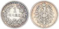 Deutschland / Kaiserreich 1 Mark kleiner Adler J.9 -