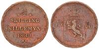 Norwegen 1/2 Skilling Norwegen 1/2 Skilling 1839 seltenes Jahr -