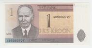 Estland 1 Krone Geldschein Litauen, 1 Krone Geldschein -