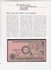 Großbritannien Test-Note der Bank of England Großbritannien, Test-Note der Bank of England -