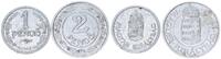 Ungarn 1+2 Pengö Lot Ungarn 1+2 Pengo 1942/43 -