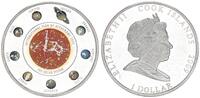 Cook Islands 1 Dollar Year of Astronomy Solar System - unser Sonnensystem -