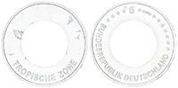 Deutschland / Eurowährung 5 Euro Fehlprägung 5 Euro Tropische Zone 2017 ohne Innenteil und ohne Randschrift geprägt -