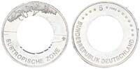 Deutschland / Eurowährung 5 Euro Fehlprägung 5 Euro Subtropische Zone 2018 ohne Innenteil und ohne Randschrift geprägt -
