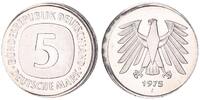 Deutschland 5 DM Fehlprägung BRD 5 DM 1975 J Fehlprägung bis über den Randstab dezentriert -