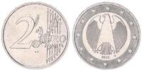 Deutschland / Eurowährung 2 Euro Fehlprägung 2 Euro 2002 G durchgehendes Monometall mit Randschrift -