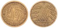 Deutschland / WEIMAR 10 Pfennig WEIMAR 10 Pfennig 1930 J J.317 -