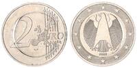 Deutschland / Eurowährung 2 Euro Fehlprägung 2 Euro 2002 J mit 1 Euro Pille mit Randschrift und Riffelrand -