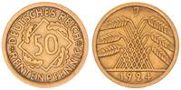Deutschland / Weimar 50 Rentenpfennig Weimar 50 Pfennig J.310 1924 J -