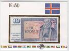 Island 10 Kronur Geldschein Island, 10 Kronur Geldschein -