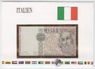 Italien 1000 Lire Geldschein Notenbrief -