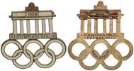 3. Reich Orden Abzeichen XI Olympiade Berlin 1936 mit Hersteller -
