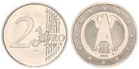 Deutschland / Eurowährung 2 Euro Fehlprägung durchgehendes Monometall mit Randschrift -